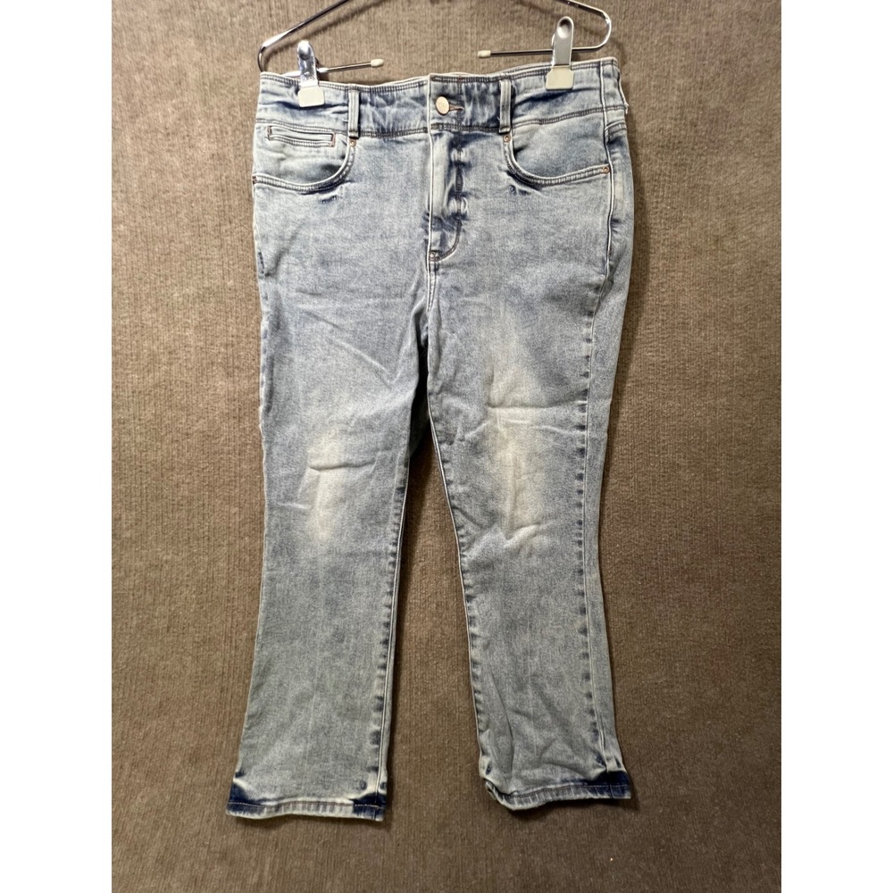 NYDJ Ami Skinny Jeans Light Wash Stretch Lift Tuck Technology Women's Size 10